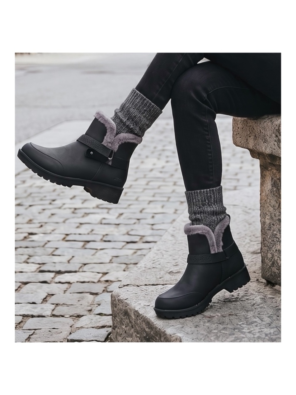 JBU Jamba Women’s Finland Ankle Boots in Black Size 6M
